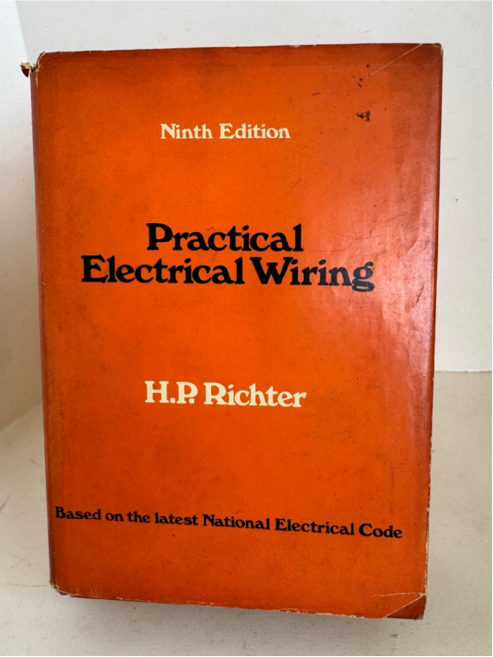 Practical Electrical Wiring H P Richter 9th Ed 1972 Hardcover Dust Jacket